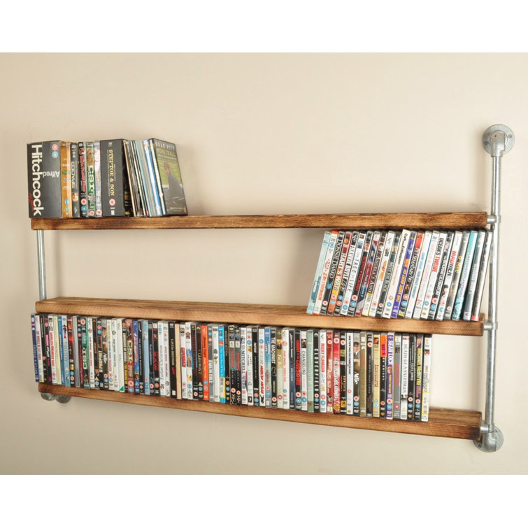 Borough Wharf Multimedia Wall Mounted Open DVD/CD Shelf Wayfair.co.uk